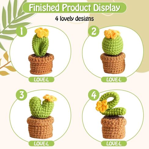 زوكون مجموعة كروشيه للمبتدئين، مجموعة كروشيه مكونة من 4 قطع مع تعليمات خطوة بخطوة ودروس فيديو تعليمية، مجموعة كروشيه للمبتدئين، مجموعة كاملة للمبتدئين (منتج حاصل على براءة اختراع) in Kuwait