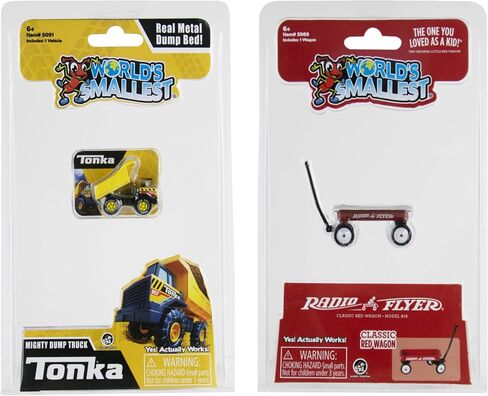 Worlds Smallest Tonka Dump Truck and Radio Flyer Classic Red Wagon Set of 2 in Saudi Arabia