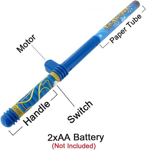 Unitech Toys Fun Fly Stick Magic Blue Levitation Wand Science Toys Electric Static Wand 10 Flying Shapes in Saudi Arabia