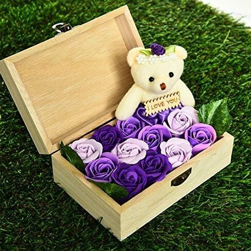 Rocinha 6pcs Large Unfinished Wooden Box Rectangle Keepsake Box Stash Boxes with Hinged Lid for DIY Easter Arts Hobbies, Jewelry,6x4x2.3Inch in Kuwait