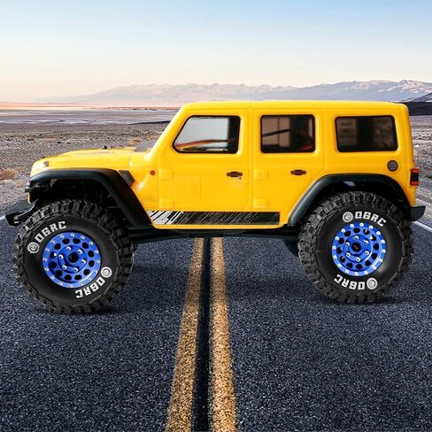 OGRC Super Soft 1.0 Crawler Tires All Terrain Tires for SCX24 C10/JLU/Bronco/Gladiator/Deadbolt/FCX24 1/24 Crawler Upgrades，54 * 19mm in Saudi Arabia