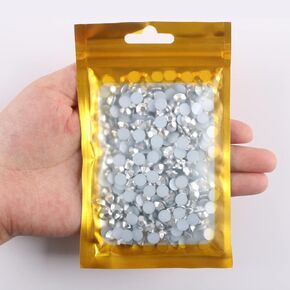 500pcs 6mm 26gram Jelly Rhinestone AB Color Non Hotfix Glitter Resin Rhinestone Bling Diamonds for Mugs, Bottles, Tumblers, Craft Decoreation…