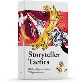 Pip Decks Storyteller Tactics Card Deck, Business Tool to Improve Your Influence and Persuasion in Workshops, Sales Pitches, Presentations and More, 54 Cards in a Case in Saudi Arabia
