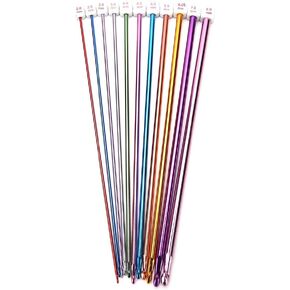 بايترا 11 قطعة من خطافات الكروشيه التونسية الافغانية مجموعة ابر الحياكة من الالومنيوم، متعددة الالوان، 2 ملم الى 8 ملم in Kuwait