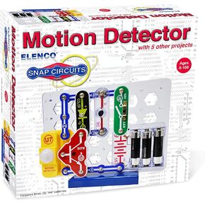 Snap Circuits Electronics Motion Detector Mini Kit | Build Motion Projects with Snap-Together Electronic Components | 12 Projects | Electronics Exploration Kit | Great STEM Product in Kuwait