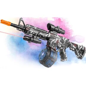 Gel Ball Blaster Automatic with 20,000 Rounds, Electric Gel Splat Toy with Drum& Mag and Goggles in Saudi Arabia