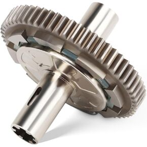 Slipper Spur Gear، قطعة غيار مجموعة النعال المصنوعة من الفولاذ المعدني 57T 0.8Mod، ترس شبشب فضي قوي مقاوم للتآكل لسيارة Arrma 1/10 Granit أو Typhon 1/8 RC in Saudi Arabia
