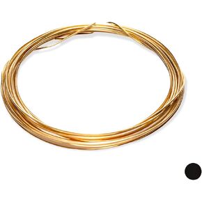 مقياس 18، سلك نحاسي للمجوهرات، نحاس أحمر (دائري) نصف صلب، CDA #260-5FT من CRAFT WIRE in Kuwait
