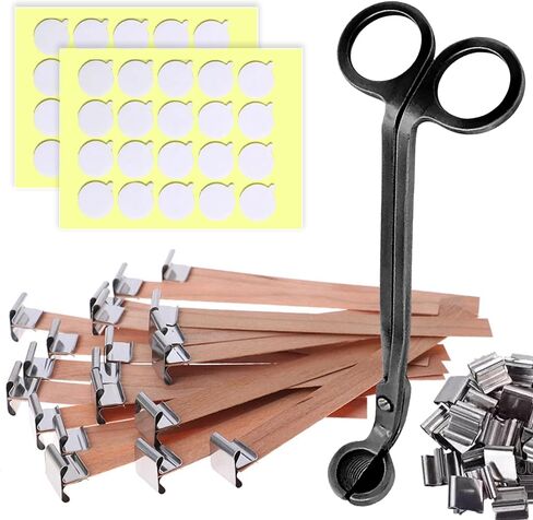 BELMAKS 3 in 1 Candle Wick Trimmer Candle Accessory Set Wick Dipper Candle Accessories for Candle Care Candle Scissors Candle Snuffer Wick Trimmer Candle Snuffer Extinguisher Black Candle Care Kit in Kuwait