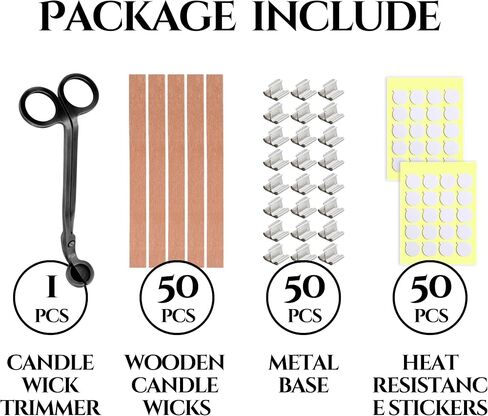 BELMAKS 3 in 1 Candle Wick Trimmer Candle Accessory Set Wick Dipper Candle Accessories for Candle Care Candle Scissors Candle Snuffer Wick Trimmer Candle Snuffer Extinguisher Black Candle Care Kit in Kuwait