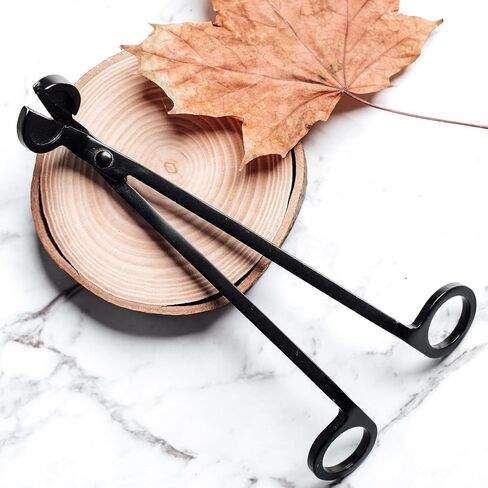 BELMAKS 3 in 1 Candle Wick Trimmer Candle Accessory Set Wick Dipper Candle Accessories for Candle Care Candle Scissors Candle Snuffer Wick Trimmer Candle Snuffer Extinguisher Black Candle Care Kit in Kuwait
