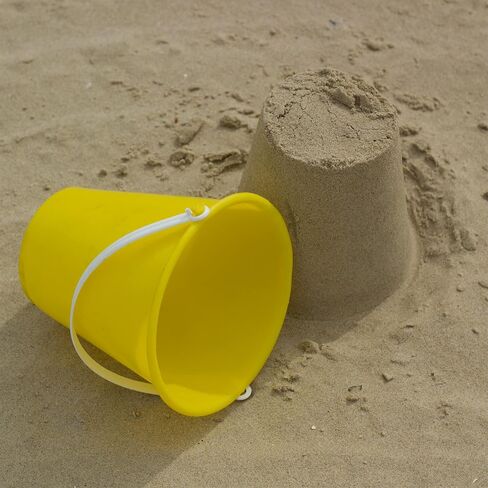 4E's Novelty 9" Large Sand Bucket with Shovel [12 Pack Bulk] Beach Buckets - Beach Toys for Kids & Toddlers, Party Favors Holders in Saudi Arabia