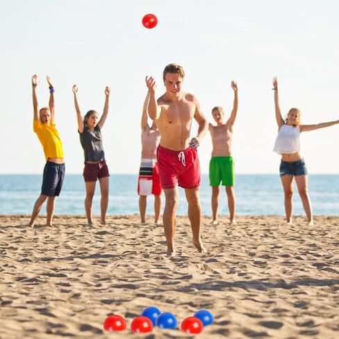 LuluBall Outdoor Beach Toss Game Set, Beach Games, The Beach Must-Have Game for Family Adult Kids Friends (American Blue) in Kuwait