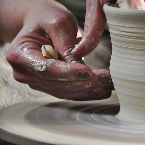 بينجوين بوتري - شمواه شمواه مقصوص مسبقًا لتنعيم حافة الوعاء - فائق النعومة - مقاس S - يناسب راحة يدك (مجموعة من 5 قطع) in Kuwait