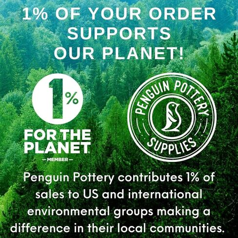 بينجوين بوتري - شمواه شمواه مقصوص مسبقًا لتنعيم حافة الوعاء - فائق النعومة - مقاس S - يناسب راحة يدك (مجموعة من 5 قطع) in Kuwait