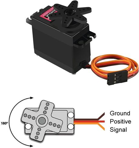 8Pcs SG90 Micro Servo Motor Mini Servo SG90 9g Analog Servo SG90 Steering Gear Compatible with RC Helicopter Airplane Car Boat Robot in Kuwait