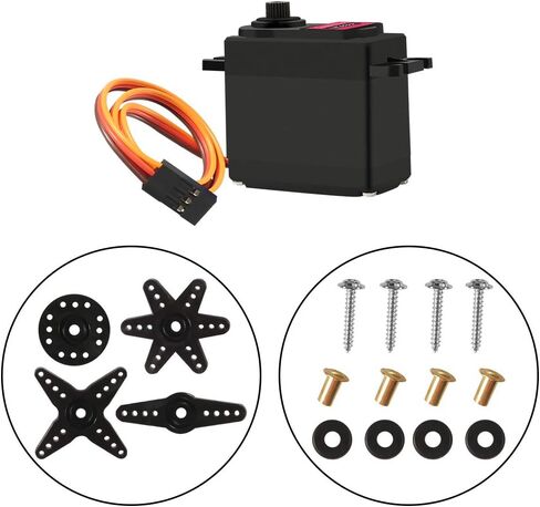 8Pcs SG90 Micro Servo Motor Mini Servo SG90 9g Analog Servo SG90 Steering Gear Compatible with RC Helicopter Airplane Car Boat Robot in Kuwait