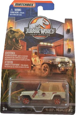 Matchbox '93 Jeeps Wrangler, Jurassic World Legacy Collection #12 5/6 in Saudi Arabia