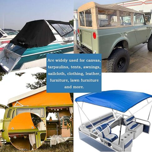 طقم أدوات كبس لولبي ربط 150 قطعة - أزرار من الفولاذ المقاوم للصدأ على قماش البحرية طقم فضي مع 2 قطعة أداة إعداد Erikord in Kuwait