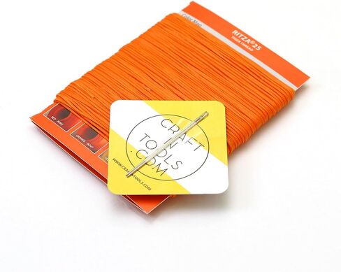 Amber Glow 0.6mm RITZA 25 Tiger Thread for Leather Craft | Waxed Tiger Thread | Ritza 25 Thread | Waxed Polyester | Saddlers Thread in Kuwait