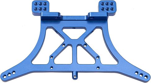 ShareGoo Aluminum Alloy Rear Shock Tower Mounts Replacement 3638 Compatible with Traxxas 2WD Slash Rustler Ford Stampede F-150 Raptor 1/10 RC Car (Blue) in Saudi Arabia