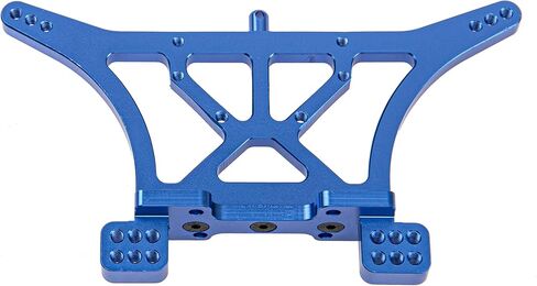 ShareGoo Aluminum Alloy Rear Shock Tower Mounts Replacement 3638 Compatible with Traxxas 2WD Slash Rustler Ford Stampede F-150 Raptor 1/10 RC Car (Blue) in Saudi Arabia