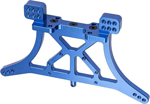 ShareGoo Aluminum Alloy Rear Shock Tower Mounts Replacement 3638 Compatible with Traxxas 2WD Slash Rustler Ford Stampede F-150 Raptor 1/10 RC Car (Blue) in Saudi Arabia