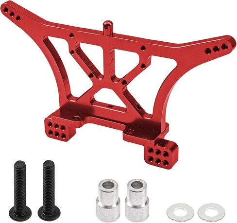 ShareGoo Aluminum Alloy Rear Shock Tower Mounts Replacement 3638 Compatible with Traxxas 2WD Slash Rustler Ford Stampede F-150 Raptor 1/10 RC Car (Blue) in Saudi Arabia