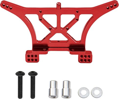 ShareGoo Aluminum Alloy Rear Shock Tower Mounts Replacement 3638 Compatible with Traxxas 2WD Slash Rustler Ford Stampede F-150 Raptor 1/10 RC Car (Blue) in Saudi Arabia