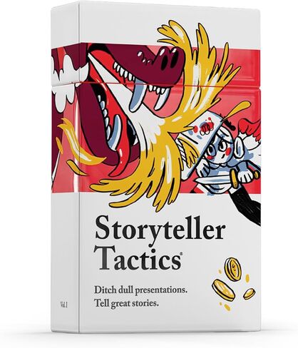 Pip Decks Storyteller Tactics Card Deck, Business Tool to Improve Your Influence and Persuasion in Workshops, Sales Pitches, Presentations and More, 54 Cards in a Case in Saudi Arabia
