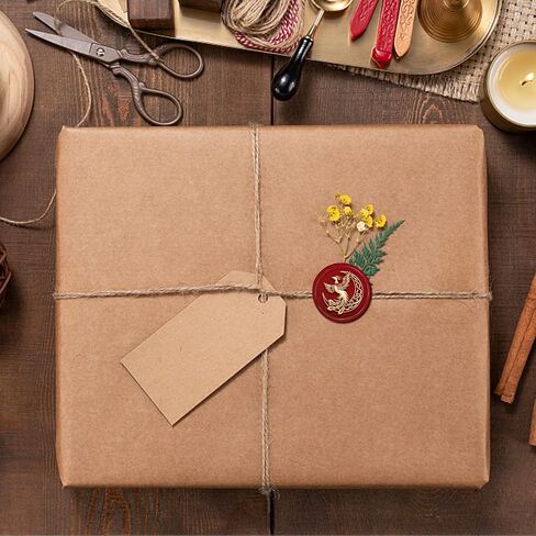 CRASPIRE Crow Wax Seal Stamp Halloween Raven Sealing Wax Stamps Moon Vintage 30mm Removable Brass Head Sealing Stamp with Wooden Handle for Wedding Invitations Envelope Wrap in Saudi Arabia