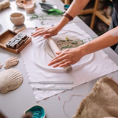 6 قطع من أدوات التفصيل وإبرة سيراميك من سينكاري وأداة نسيج الأسلاك للنحت من الطين الفخاري in Kuwait