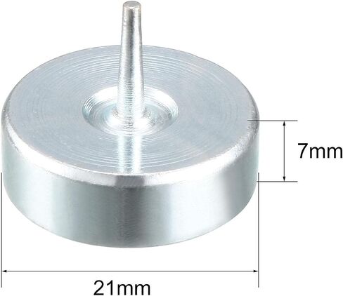 uxcell Eyelet Hole Punch Die Tool, 3mm Grommet Setter Hollow Punch for Leather Craft Fabric Clothing Handbag Curtain in Saudi Arabia