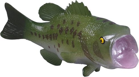 سمك زائف من البلاستيك، نموذج سمكة حيوان صناعي، فم كبير للعرض في السوق المنزلي، دعامات التصوير الفوتوغرافي، ديكور المطبخ in Kuwait