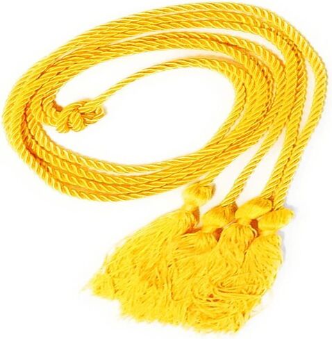 HEPNA Handmade Graduation Honor Cords, 2 PCS 68 Inch,Gold in Kuwait