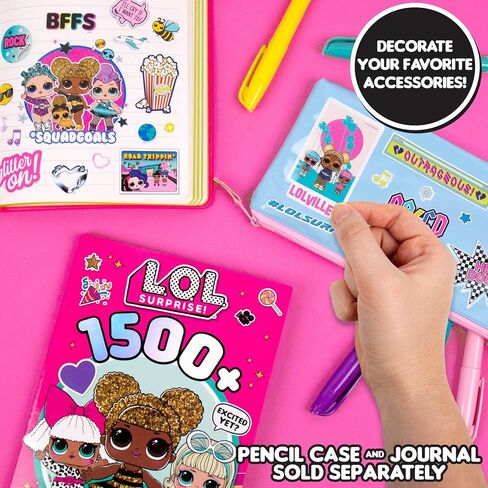 ال او ال سربرايز! اكثر من 1500 ستيكر لاصق ليتل سيستر اند توتس، كوين ديفا، جو جورل، جليتر كوين، ملكة كوزميك كوين، اشكال سوبر بي بي، روكر، هدايا لطيفة للبنات والاطفال والمراهقين والبالغين in Saudi Arabia