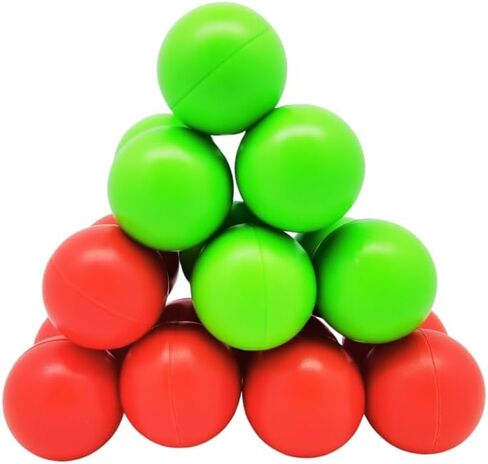 Boxgear Inseparable Rainbow Ball Sensory Fidget Toy Stress Relief Toy Boy Girl 3-12 Year Old, Creative Preschool Learning Activities, Toddler Fidget Toys (Red-Green) in Kuwait