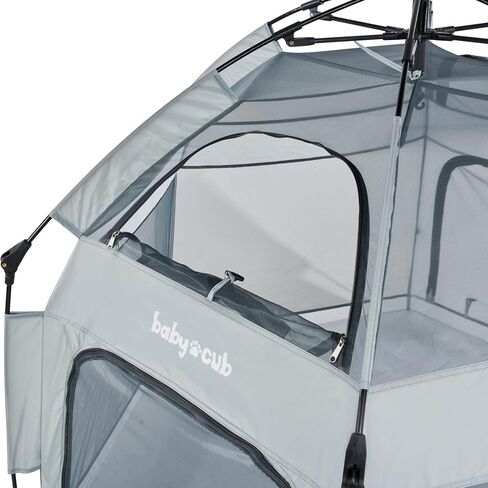 Baby Cub Playden - Indoor/Outdoor Covered Play Tent for Children, Portable Tent with Canopy, Easy Pop Up for Beach or Home, Lightweight and Versatile Child Tent in Saudi Arabia