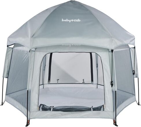 Baby Cub Playden - Indoor/Outdoor Covered Play Tent for Children, Portable Tent with Canopy, Easy Pop Up for Beach or Home, Lightweight and Versatile Child Tent in Saudi Arabia