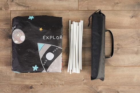 ريجالو - خيمة لعب ماي تينت محمولة من اوتر سبيس بمساحة ابداعية للعب للاطفال الصغار في الداخل والخارج - 127 × 120 سم - تتضمن شنطة حمل in Kuwait