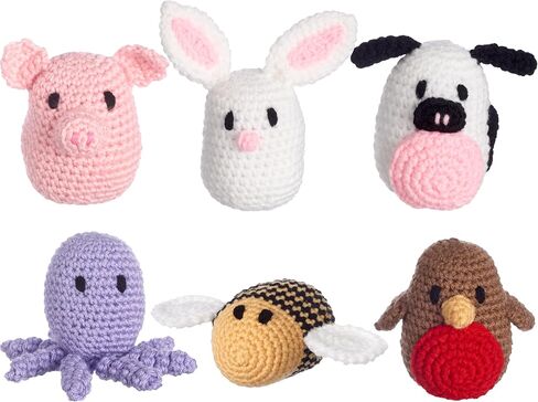 Leisure Arts - Crochet Kit, Pudgies Olive The Octopus, 3", Crochet kit for Beginners, Complete Crochet kit, Animal Crochet Kits, Crochet Animal kit, DIY amigurumi Crochet Kits in Saudi Arabia