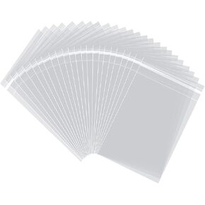 اير ساني 200 قطعة من اكياس السيلوفان الشفافة القابلة لاعادة الاغلاق 3×5 جيدة للمخبوزات والشموع والصابون والكوكيز، 100 قطعة شفافة AS-35DZ-100 in Kuwait