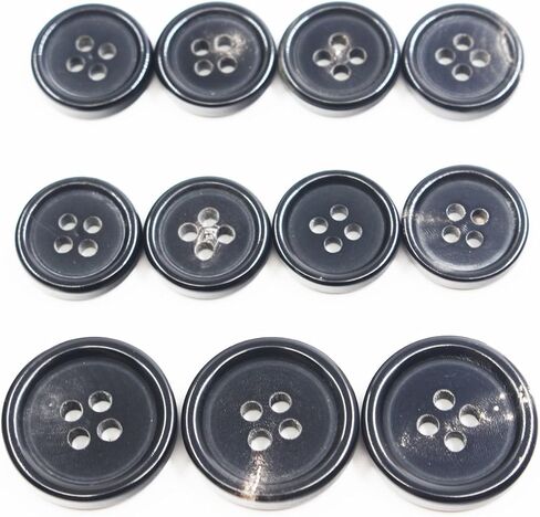 KENDANY 11 Pieces Genuine Natural Horn Blazer & Suits Button Set - for Blazer, Sport Coat, Uniform, Jacket (Light Brown 2#) in Saudi Arabia