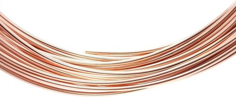 16 Gauge, 14/20 Rose Gold Filled Wire (Round) Half Hard 14K Pink Gold Filled Wire Made in USA - 1FT by CRAFT WIRE in Kuwait