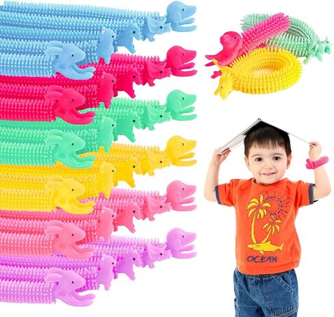 30 قطعة من العاب فيدجيت الحسية لسلة عيد الفصح، لعبة فيدجيت قابلة للتمدد، لعبة تخفيف التوتر بخيوط مطاطية، مثالية للاطفال والكبار (متعددة الالوان) in Kuwait