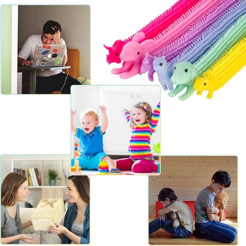 30 قطعة من العاب فيدجيت الحسية لسلة عيد الفصح، لعبة فيدجيت قابلة للتمدد، لعبة تخفيف التوتر بخيوط مطاطية، مثالية للاطفال والكبار (متعددة الالوان) in Kuwait