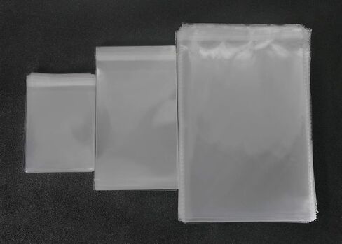 Shapenty 3 Sizes 3x4 Inch 4x6 Inch 6x8 Inch Adhesive Treat Bags Clear Resealable Cellophane Gift Bags for Cookies Jewelry Bakery Snacks Candle Soap Seed Photo Cards Packaging Business Craft,150PCS in Saudi Arabia