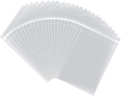 اير ساني 200 قطعة من اكياس السيلوفان الشفافة القابلة لاعادة الاغلاق 3×5 جيدة للمخبوزات والشموع والصابون والكوكيز، 100 قطعة شفافة AS-35DZ-100 in Kuwait