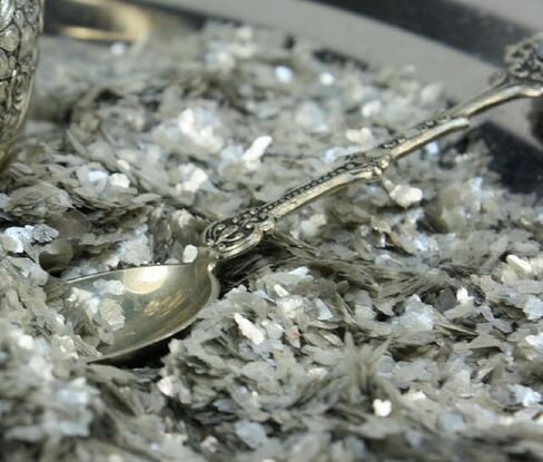 Meyer Imports Natural Mica Flakes - Silver Med - 1/2 oz - #311-4321 in Saudi Arabia