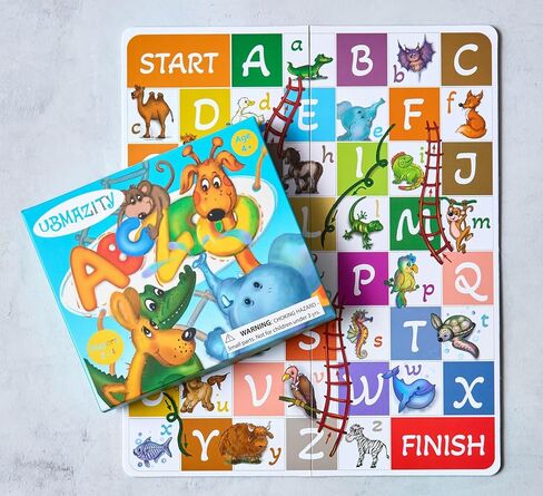 ABC Zoo, Letter Game, Language Development Toy, Alphabet Board Games for Kids, Ages 4+ in Saudi Arabia